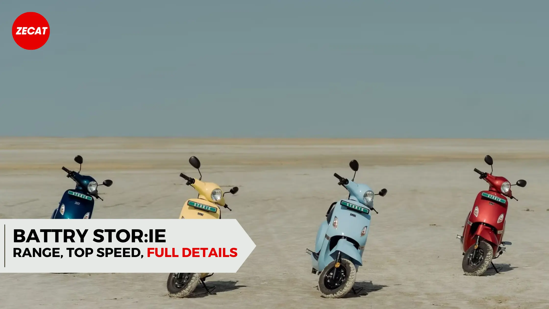BattRE Storie E-Scooter Range, price, Specifications – 2023
