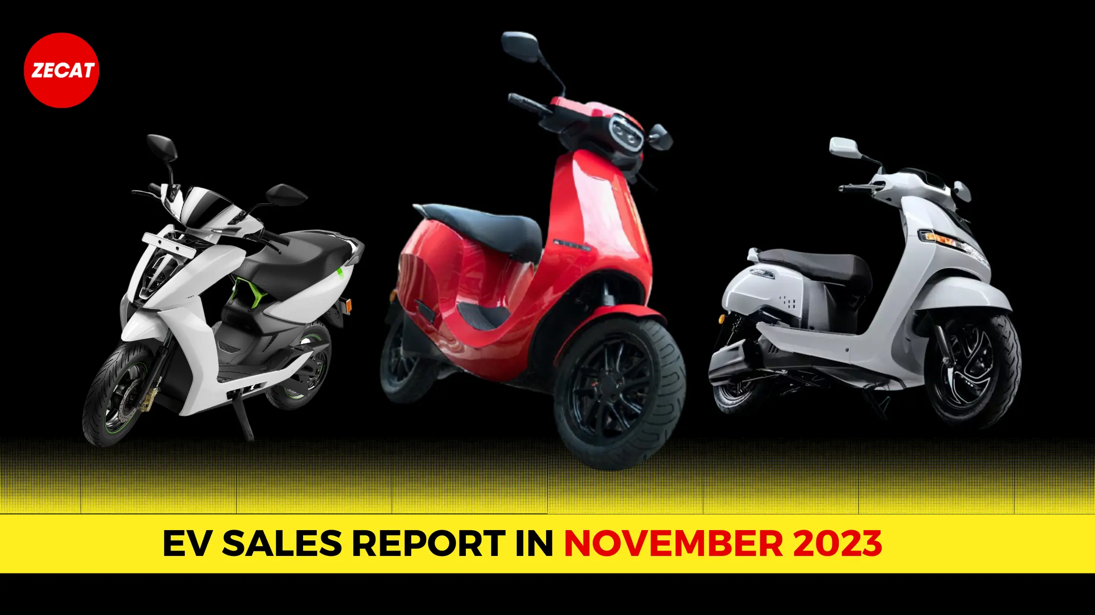 Read more about the article EV Sales Report November 2023 TVS Making Fast Progress