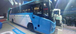 Read more about the article Ashok Leyland Showcased its electric Bus at Bharat Mobility